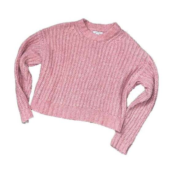 American Eagle Outfitters Sweaters - American Eagle Outfitters Pink Crew Neck Sweater